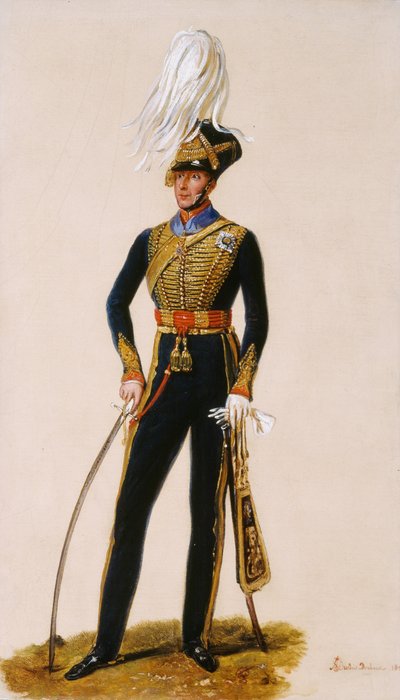 Lieutenant General Sir Thomas Downman (1776-1852) KCH Royal Horse Artillery, c.1832 by Alexandre Jean Dubois Drahonet